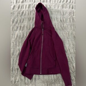 Lululemon Dark Purple Zip Up Sweatshirt